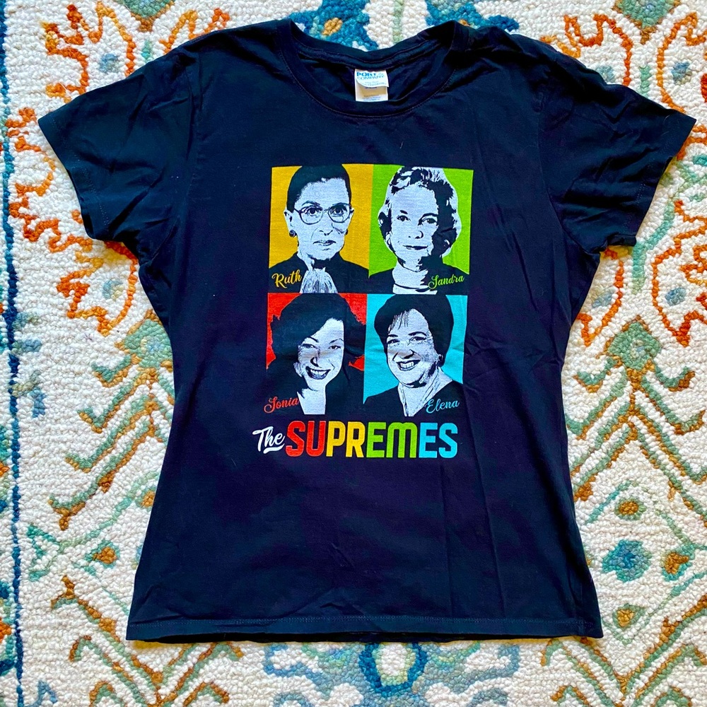 THE SUPREMES Woman Supreme Court Justices RBG T-Shirt Size M